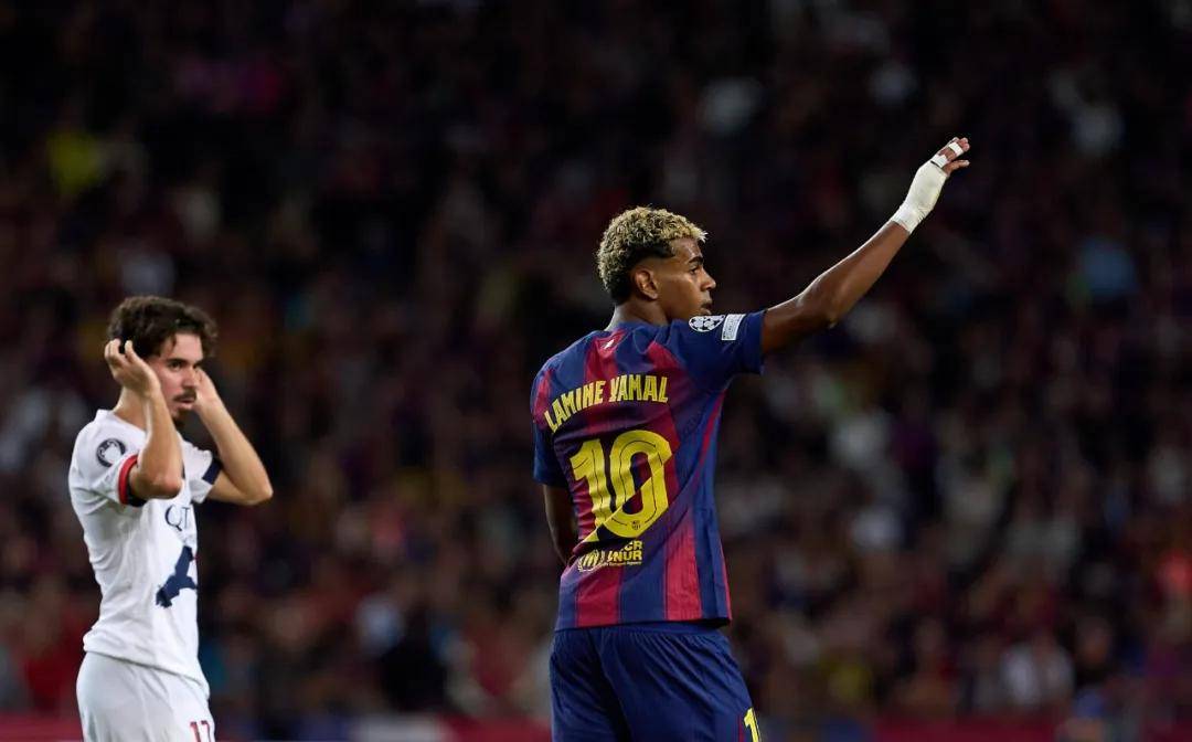 在新闻发布, 带来球队, 虽然亚马尔